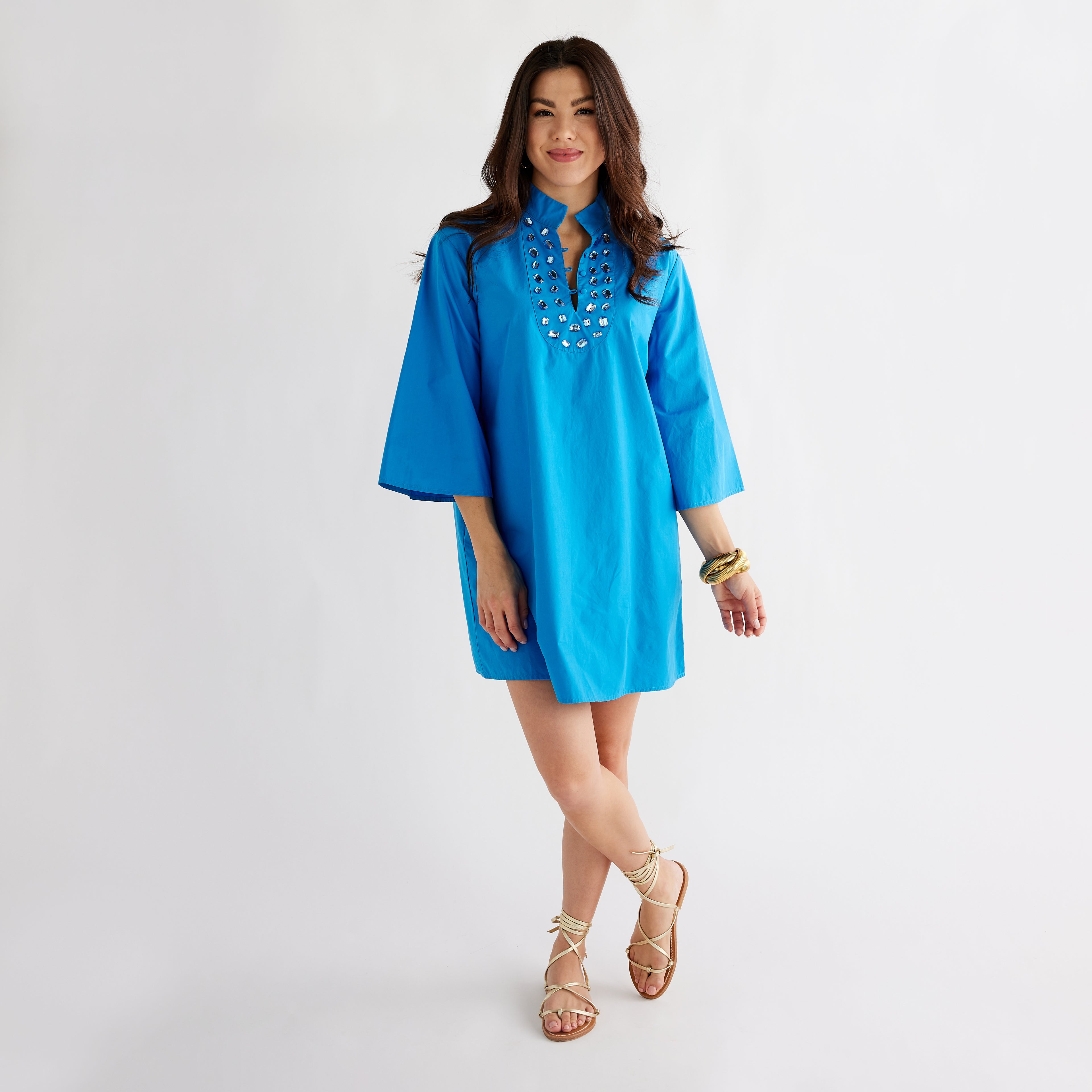 Caryn Lawn Rosemary Dress Royal