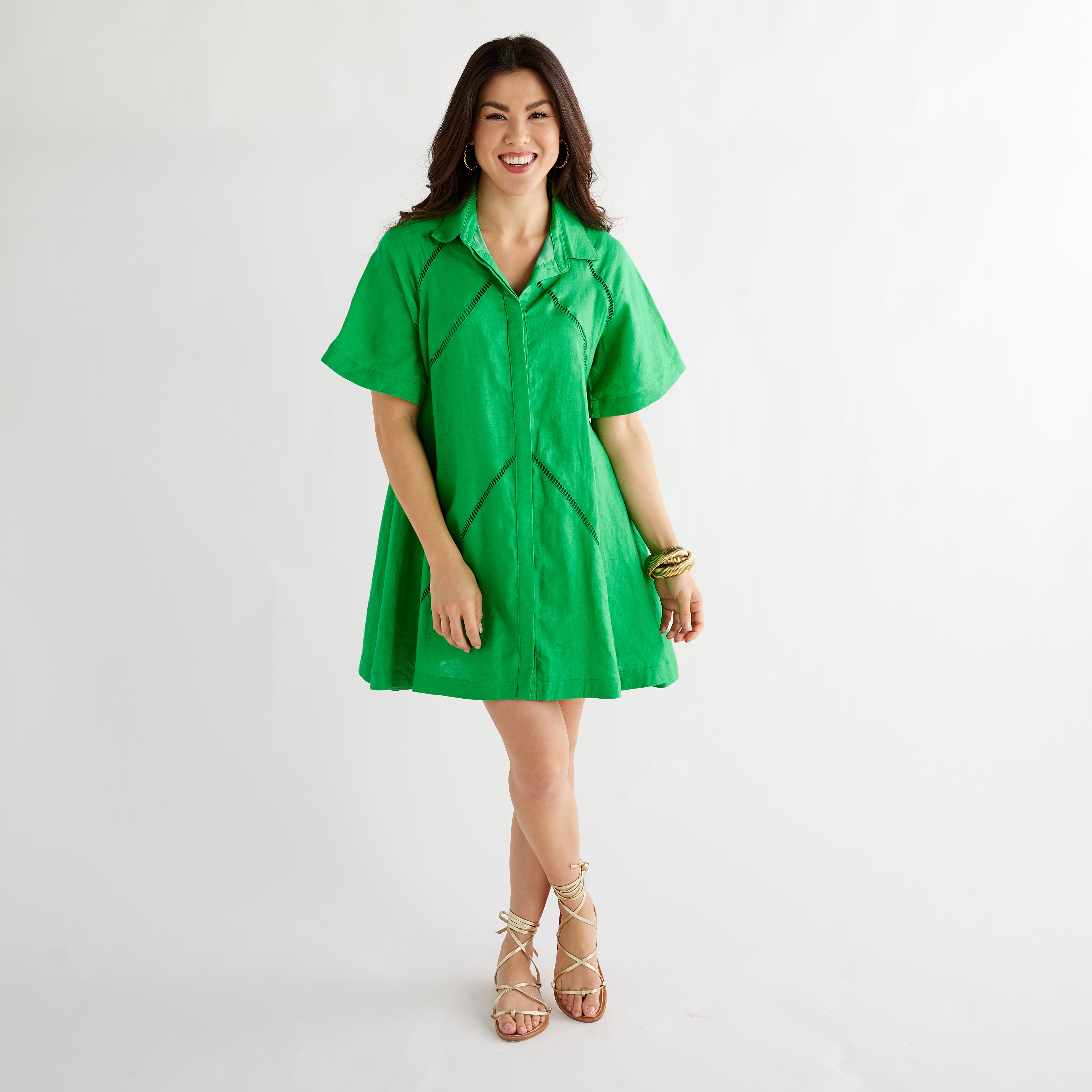 Caryn Lawn Sara Dress Kelly