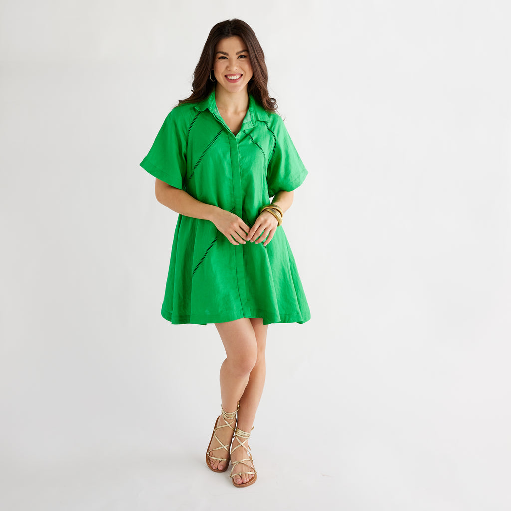 Caryn Lawn Sara Dress Kelly