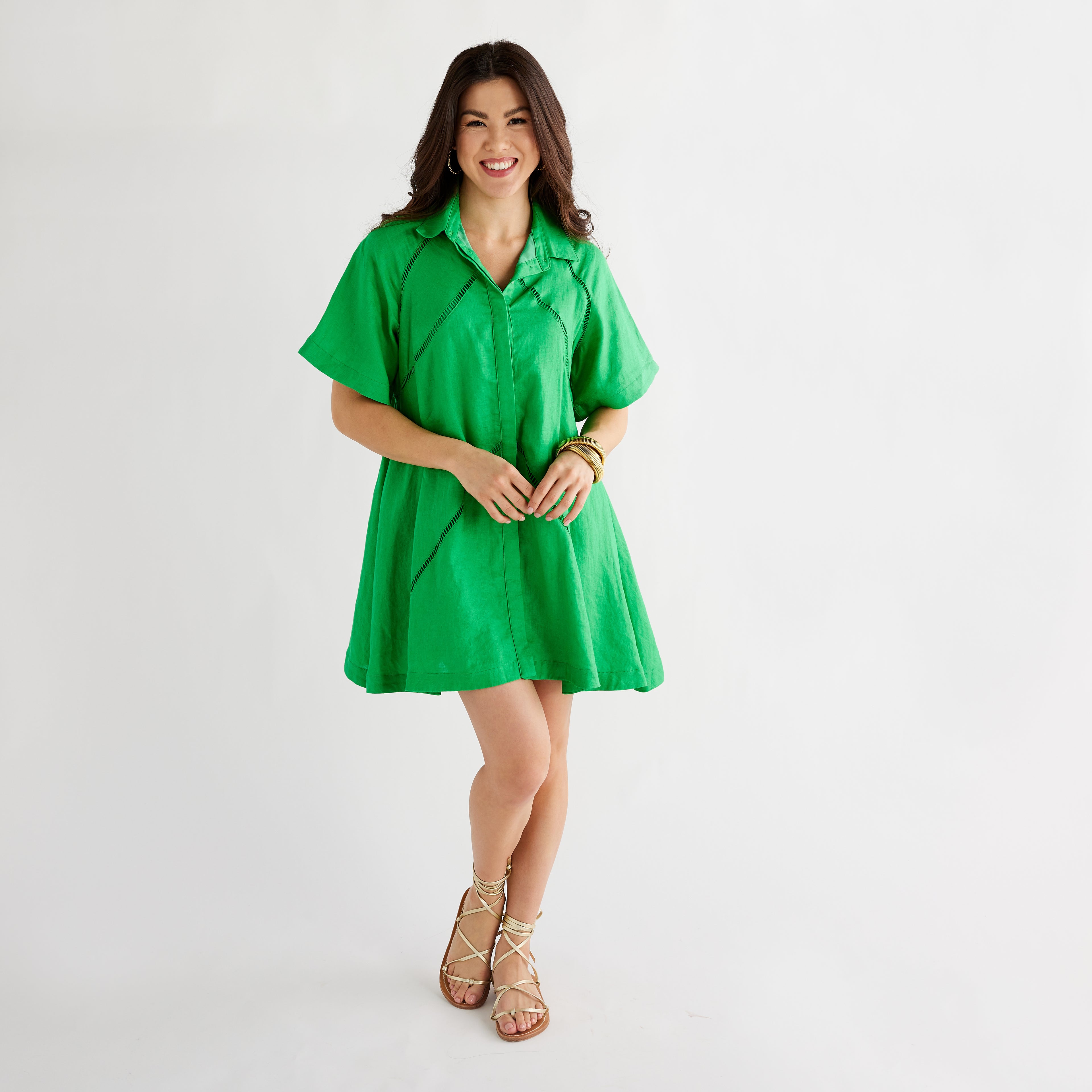 Caryn Lawn Sara Dress Kelly