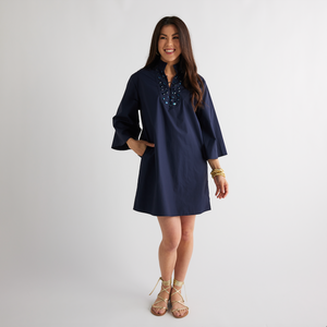 Caryn Lawn Rosemary Dress Navy