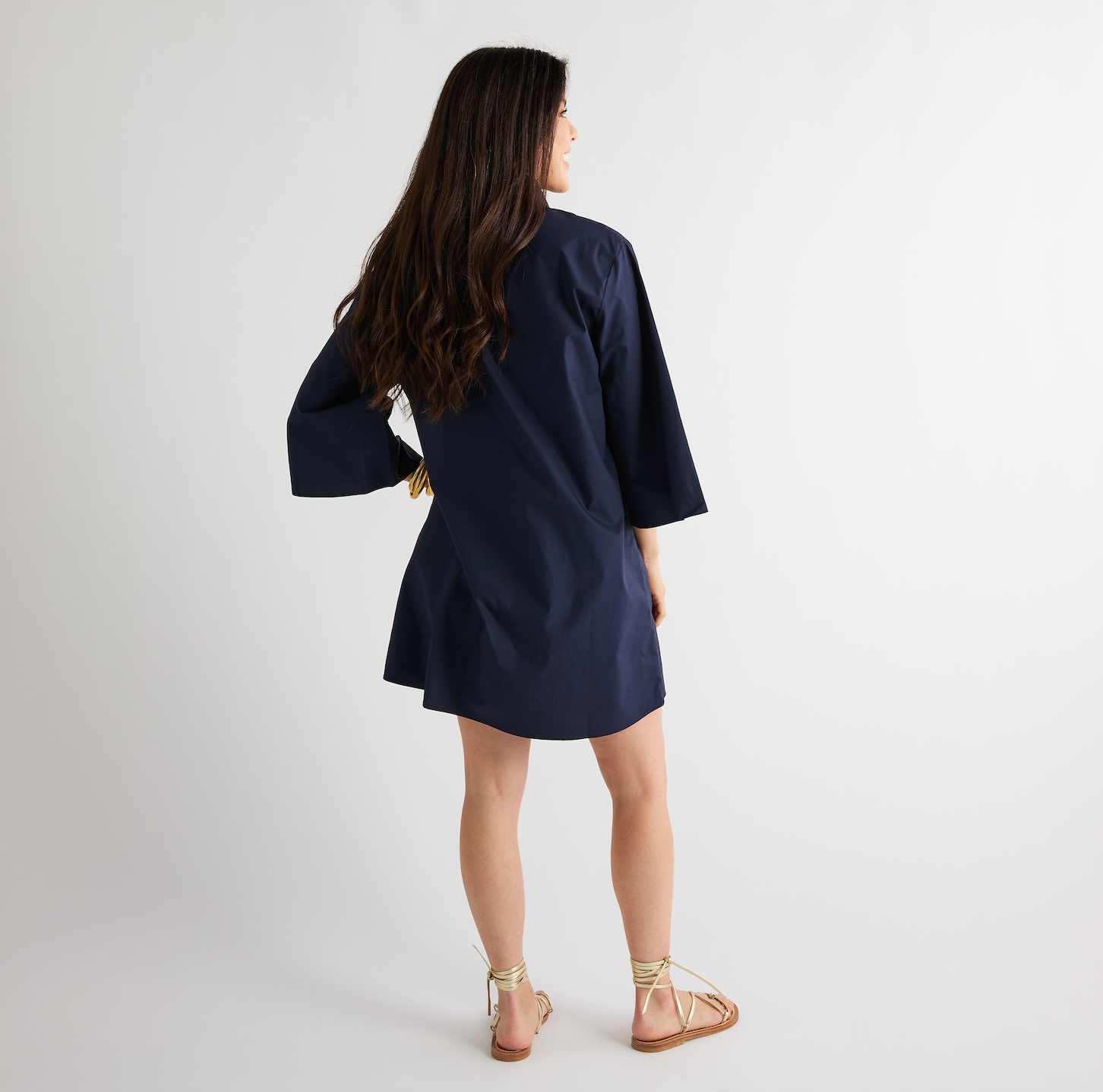 Caryn Lawn Rosemary Dress Navy