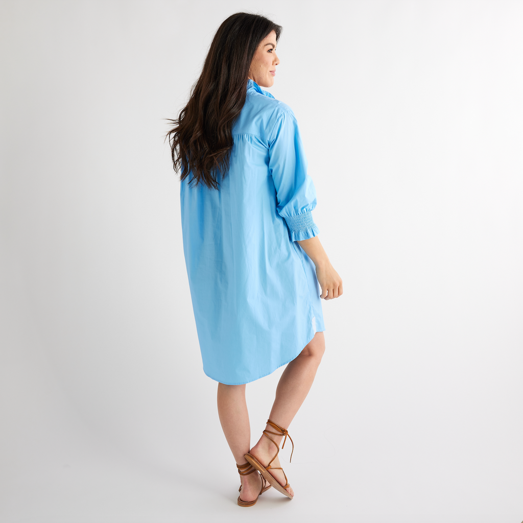 Caryn Lawn Kimberly Dress Blue