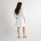 Caryn Lawn Blake Dress White