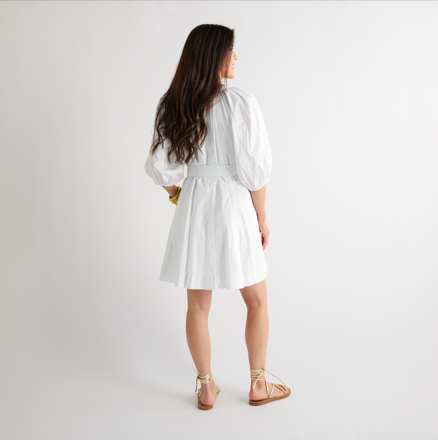 Caryn Lawn Blake Dress White