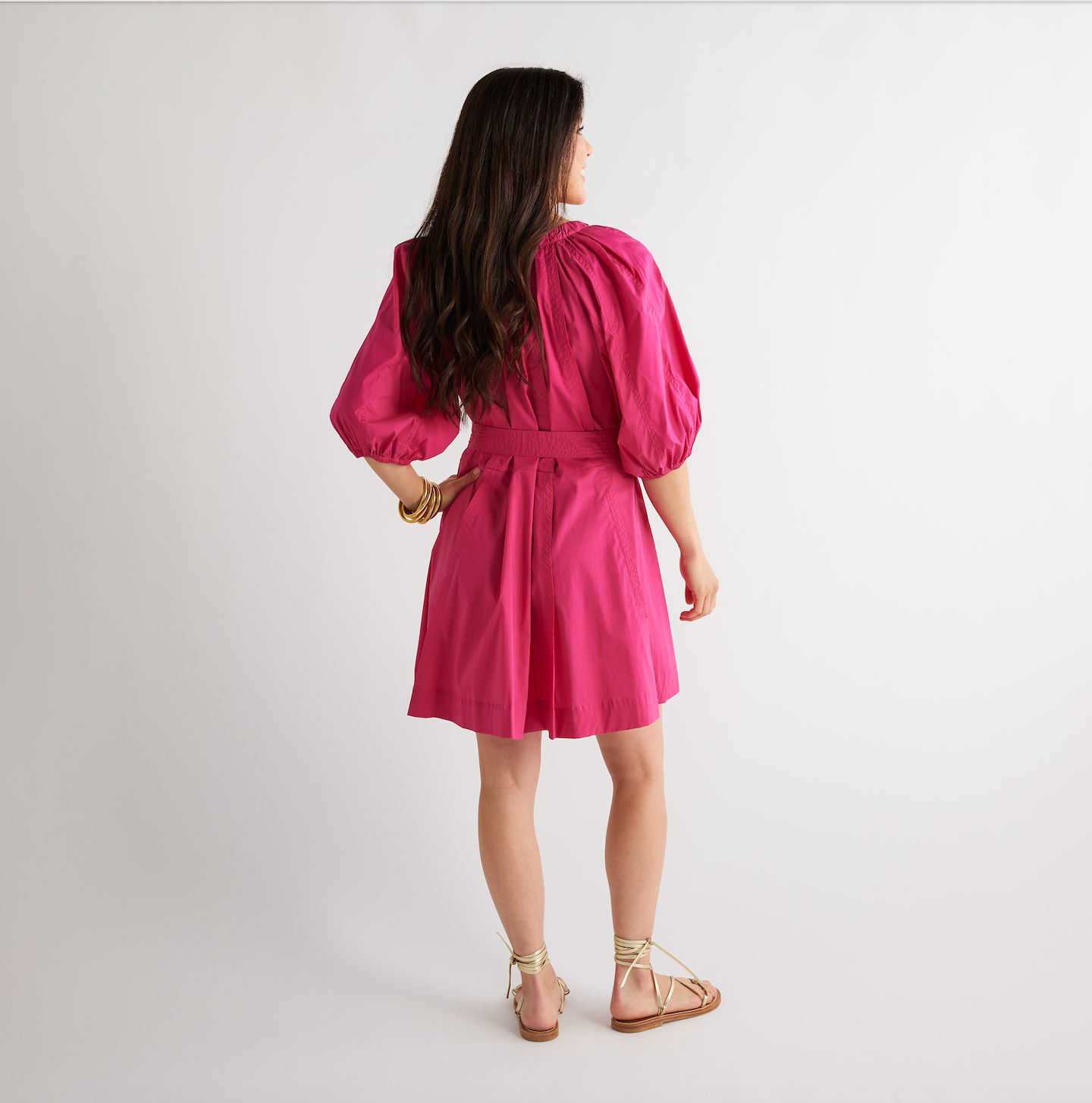 Caryn Lawn Blake Dress Pink