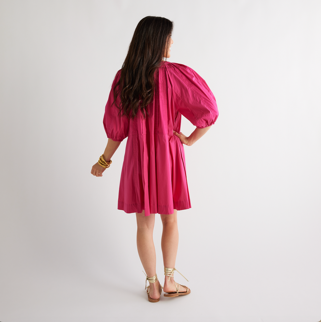 Caryn Lawn Blake Dress Pink