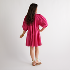 Caryn Lawn Blake Dress Pink