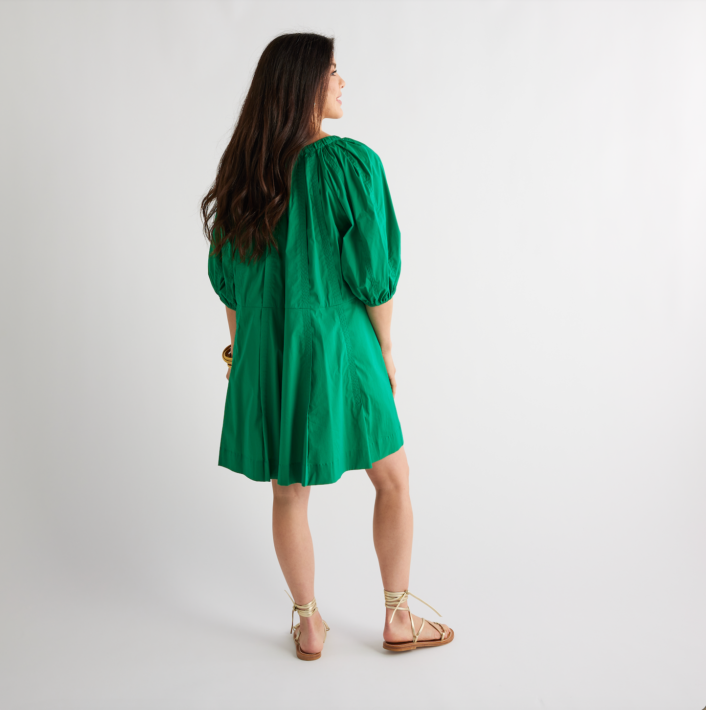 Caryn Lawn Blake Dress Kelly Green