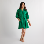 Caryn Lawn Blake Dress Kelly Green