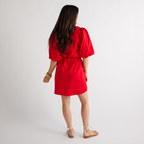 Caryn Lawn Lila Dress Red