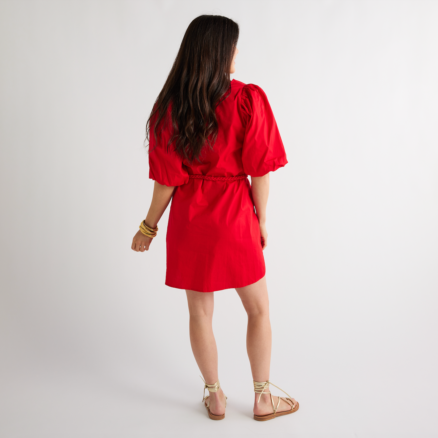 Caryn Lawn Lila Dress Red