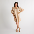 Caryn Lawn Lila Dress Khaki