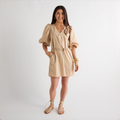 Caryn Lawn Lila Dress Khaki