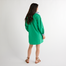 Load image into Gallery viewer, Caryn Lawn Lindsey Dress Green