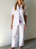 Caryn Lawn Lavender Heart PJ Set