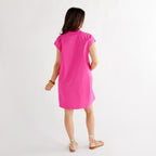 Caryn Lawn Seaside Dress Light Pink