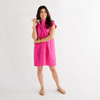 Caryn Lawn Seaside Dress Light Pink