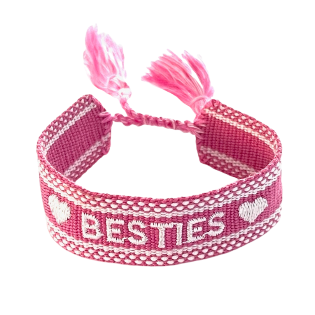 Caryn Lawn Woven Friendship Bracelet Besties