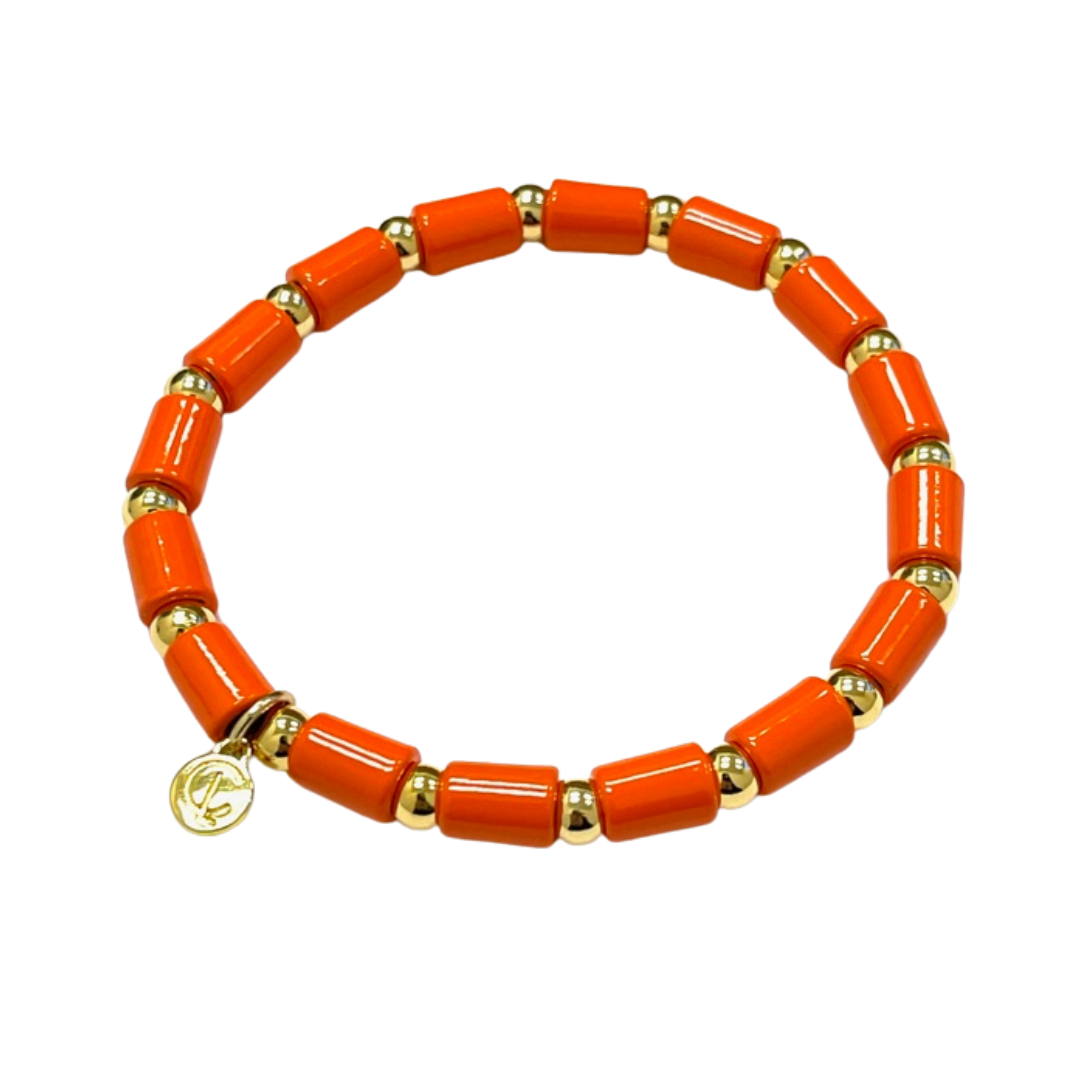 Caryn Lawn Poppy Bracelet Clementine