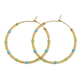 Caryn Lawn Baja Siesta Hoop Blue & Green