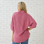 Caryn Lawn BETSY COLLAR TWEED TOP PINK