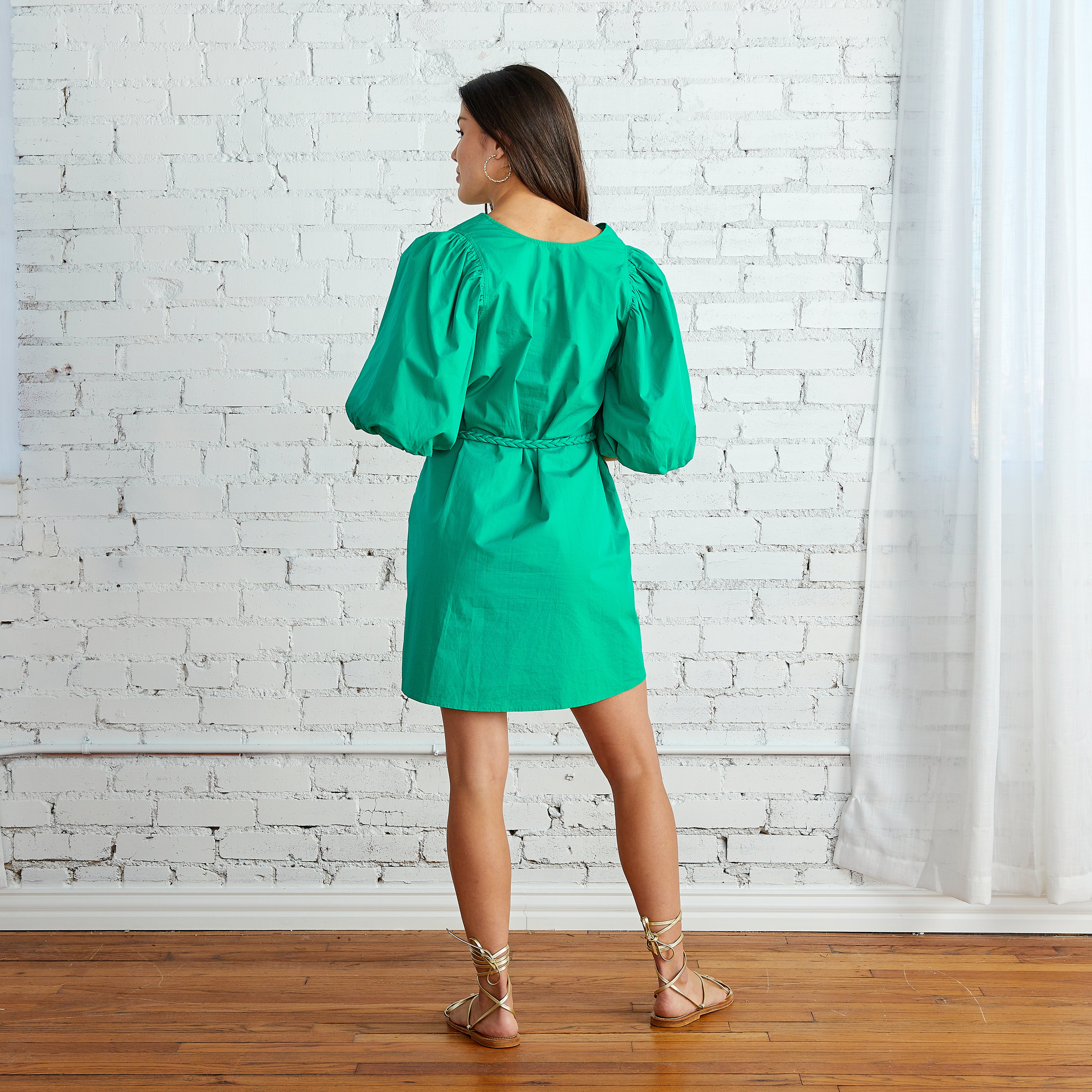 Caryn Lawn Lila Dress Kelly Green