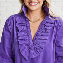 Load image into Gallery viewer, Caryn Lawn Maya Corduroy Dress Purple