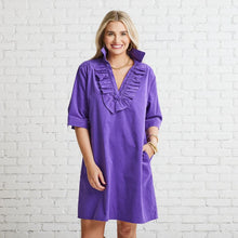 Load image into Gallery viewer, Caryn Lawn Maya Corduroy Dress Purple