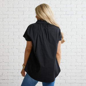 Caryn Lawn Emily Top Black