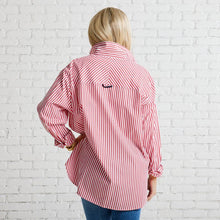 Load image into Gallery viewer, Caryn Lawn Lawn Shirt Red