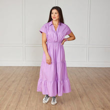 Load image into Gallery viewer, Caryn Lawn Gayle Dress Lavender