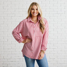 Load image into Gallery viewer, Caryn Lawn Lawn Shirt Red