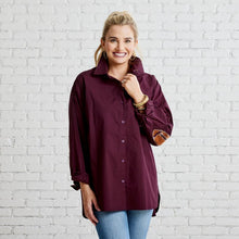 Load image into Gallery viewer, Caryn Lawn Preppy Gameday Top Maroon