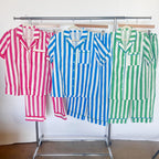 Caryn Lawn Blue Stripe PJ Set