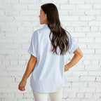 Caryn Lawn Betsy Button Down Blue