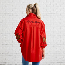 Load image into Gallery viewer, Caryn Lawn Preppy Gameday Top Red