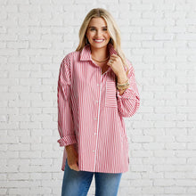 Load image into Gallery viewer, Caryn Lawn Lawn Shirt Red