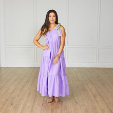 Load image into Gallery viewer, Caryn Lawn Mia Dress Lavender