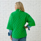 Caryn Lawn PENNY PUFFER KELLY GREEN