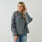 Caryn Lawn SADIE SWEATSHIRT GREY