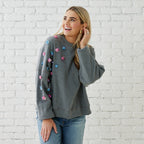 Caryn Lawn SADIE SWEATSHIRT GREY