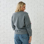 Caryn Lawn SADIE SWEATSHIRT GREY
