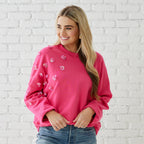 Caryn Lawn SADIE SWEATSHIRT PINK