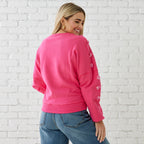 Caryn Lawn SADIE SWEATSHIRT PINK