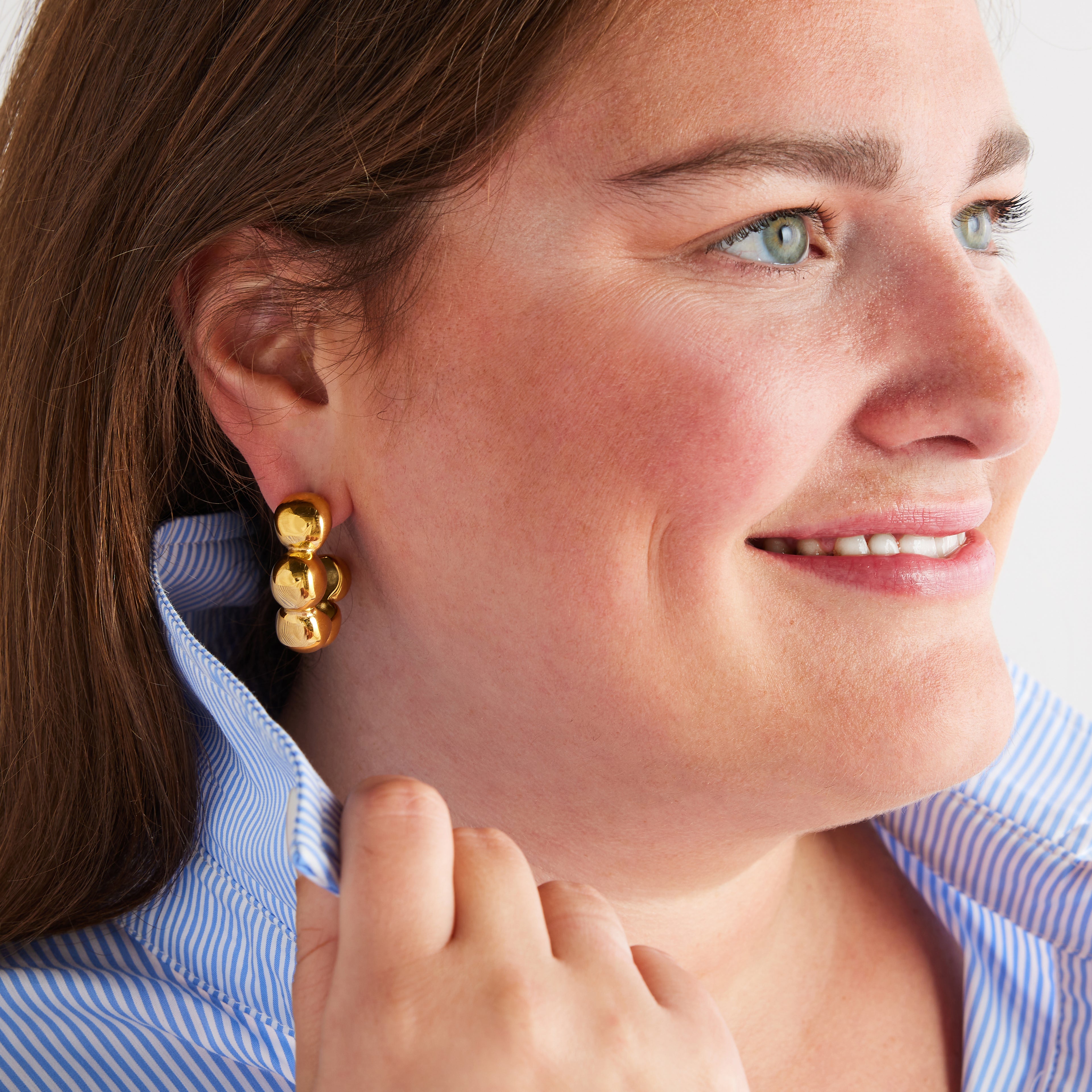 Caryn Lawn Jill Hoop Earring