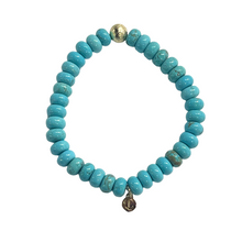 Load image into Gallery viewer, Caryn Lawn Palermo Stone Bracelet Turquoise