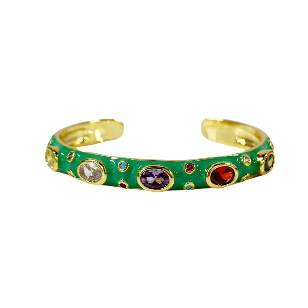 Caryn Lawn Samara Cuff Green