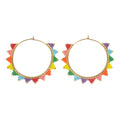 Caryn Lawn Kona Hoop Earring Rainbow