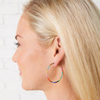 Caryn Lawn Baja Hoop Earring - Pop Rocks